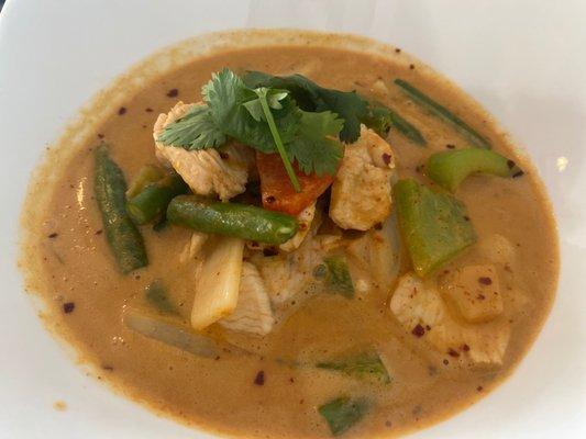 Thai hot Panang Curry chicken