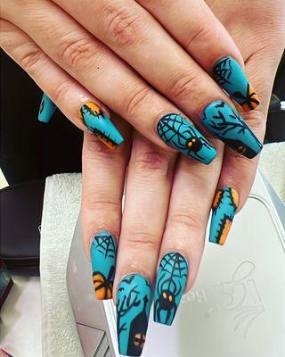 Holloween nails by Theresa