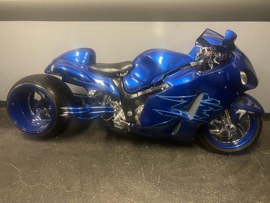 BigBlue custom bike