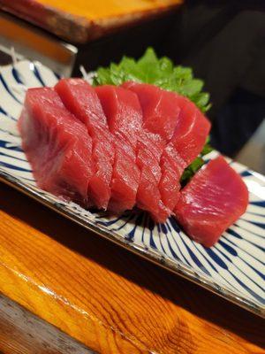 Bluefin sashimi