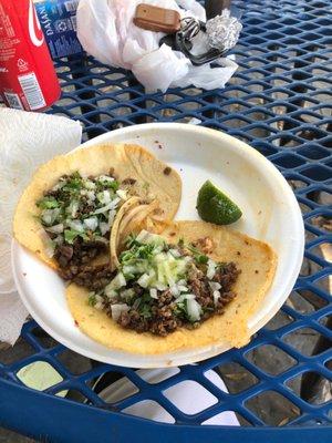 Steak tacos