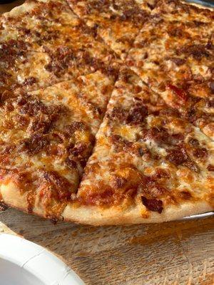 Bacon pizza