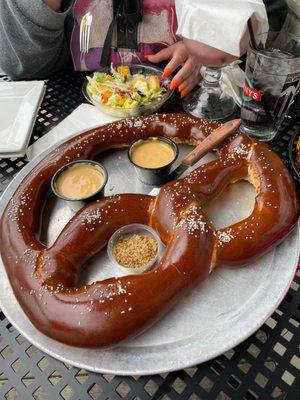 Giant pretzel