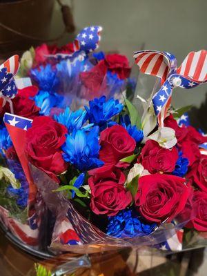 4th of July flowers