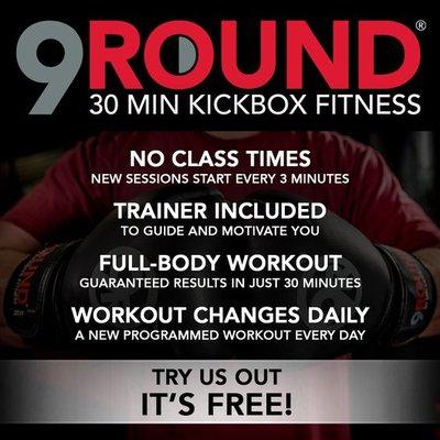 Get your free workout now: www.9round.com/templetxwestadamsave