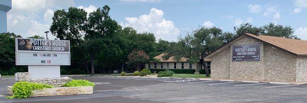 Front Parking Lot Area from Main Parking Lot Entrance