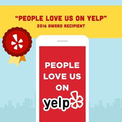 Yelp award