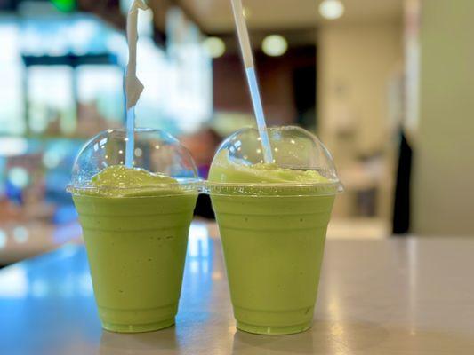 Avocado smoothies. (Sooooo good!)