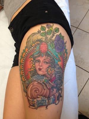 Finished piece by Clarens. 4 sessions total. In LOVE with it