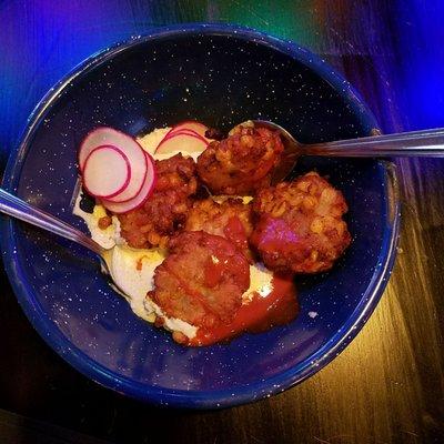 Street corn hushpuppies. Probably the only way I'll ever consume corn again.