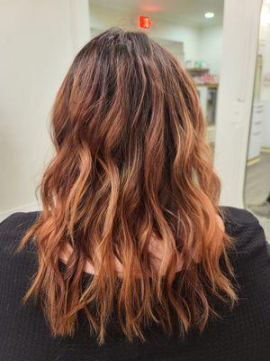 From a frizzy mess to beautiful color and style