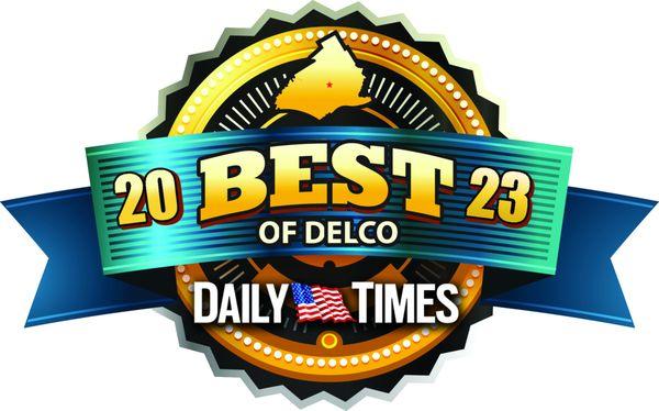 We are proud to have been awarded, for the sixth consecutive year, Best of Delco award.  Thanks to our customers for the great support.