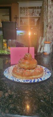 Magical Birthday Donut