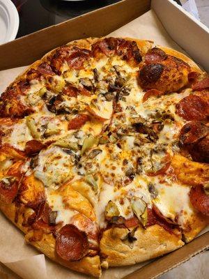 3-topping large pizza