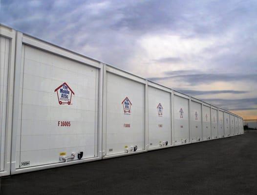 Mobile Attic Portable Storage being Stored at Our Secure Location