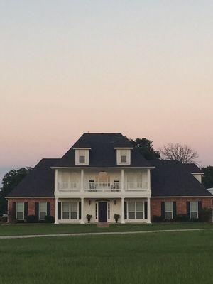 This is a GAF charcoal armor shield roof in Kaufman , Tx and provides homeowner with a discount on insurance premiums