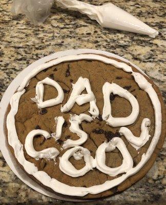 Fun cookie cake!