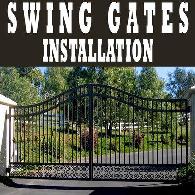 We specialize in swing gates installation & repair