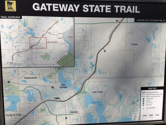 Gateway Trail map