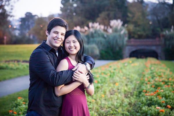 Post-proposal portrait session, San Francisco https://www.paparazzi-proposals.com/proposals/zacs-conservatory-of-flowers-proposal/