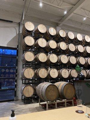 Barrel room