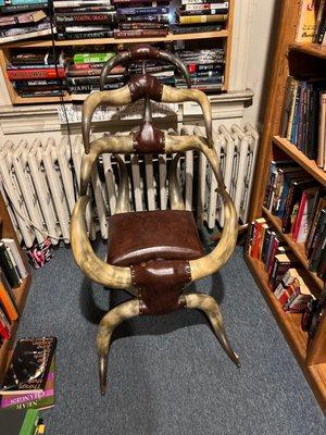 Reading chairs for hunters.