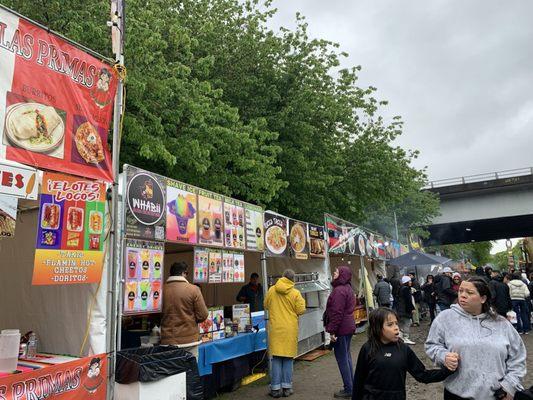 Lots of food booths!