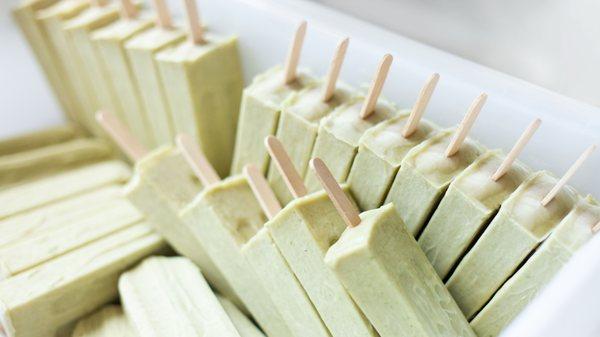 Avocado Mint Pops