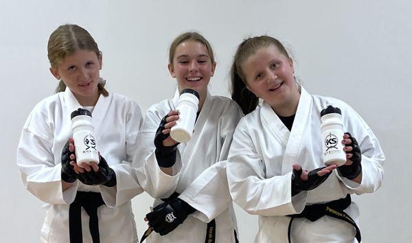 Black Belt girls taking a break.