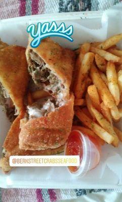 Not just for crabs y'all, these cheese steak egg rolls are everything!