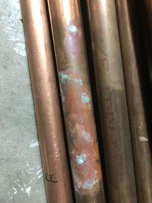 Recurring pin hole leaks on lower grade copper