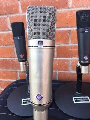 Our most popular mics. U87's.