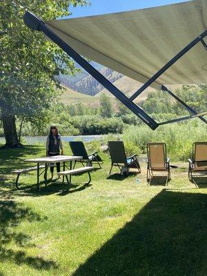 Campsites on the Salmon river.  Put Wagonhammer on your RV stops.  Salmon Idaho a must stop