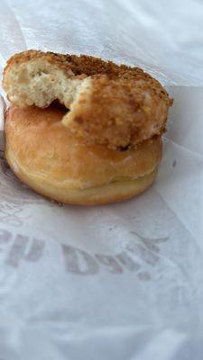 Cinnamon Crumb Donut  Glazed Donut