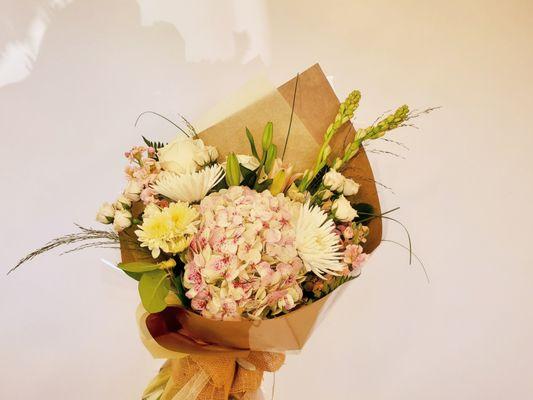 Pastel Wrapped Bouquet