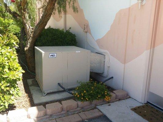 1 of 4 new evap coolers we installed at this site.