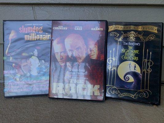 My DVD purchases from Friday 1 September 2023.