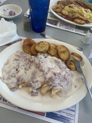 Creamed chipped beef