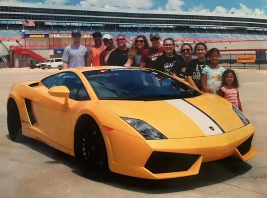 The 3 Sixteen Vapor Family enjoying Fathers Day at Texas Motor Speedway!