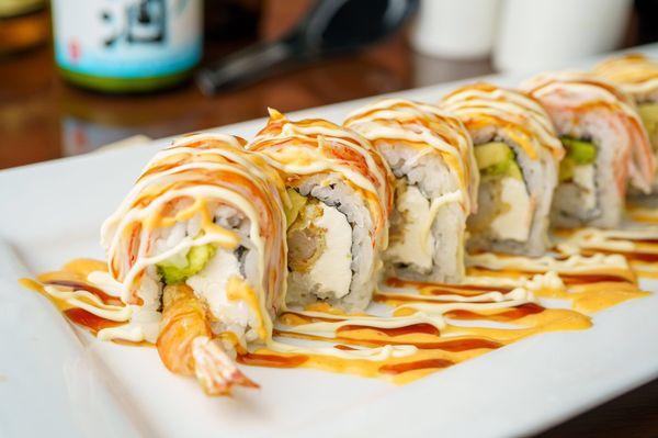 Alexandria roll is Most popular sushi roll in town