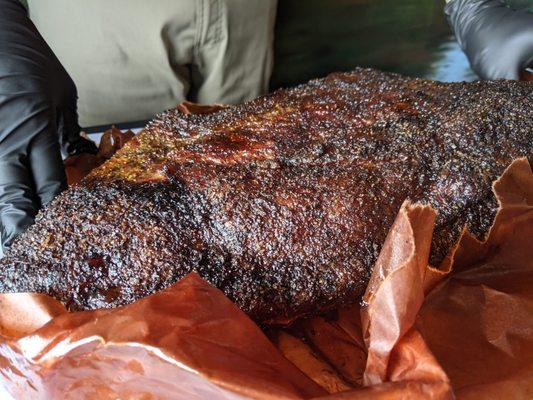 The mouthwatering brisket