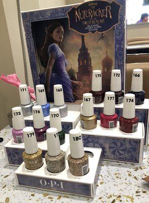 Just arrived!! New colors in GEL & REGULAR polish  Inspired by the new Nutcracker movie. Come check them out ladies!