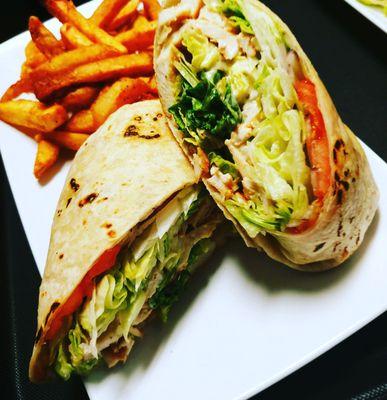 Chicken Caesar wrap