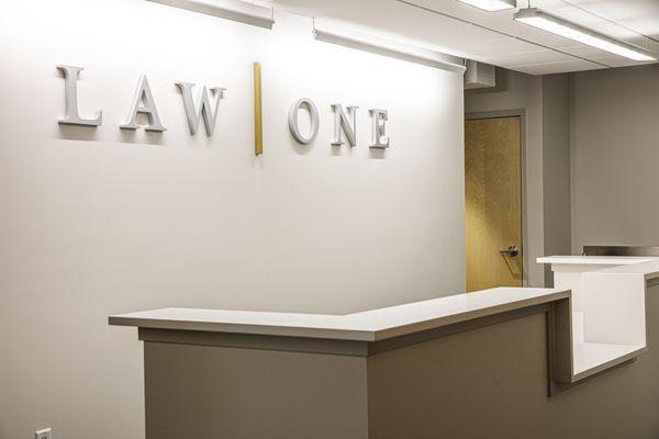 The Law One office located in downtown Denver.