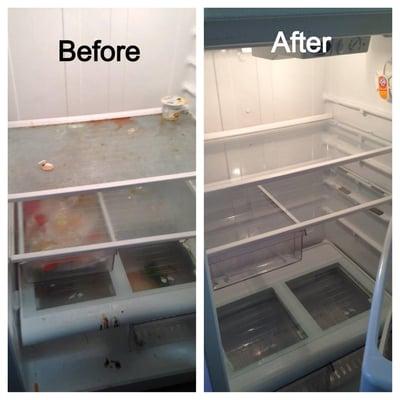 Refrigerator from a move out clean last week.