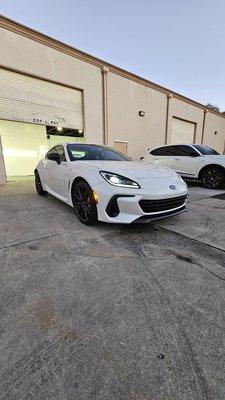 BrZ received Track package Paint protection and 3m Ceramic IR tint