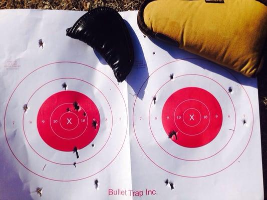 His #45 & Hers #25 target practice (02.23.14)