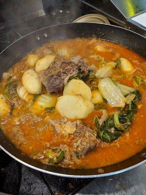 Gamjatang ( pork back bone stew)