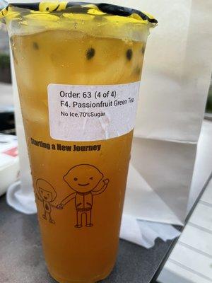 Passion fruit green tea