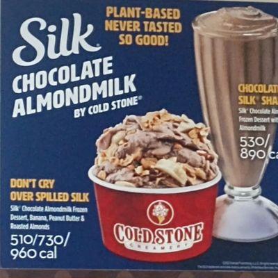 Cold Stone Creamery advertisement for a new non dairy flavor!